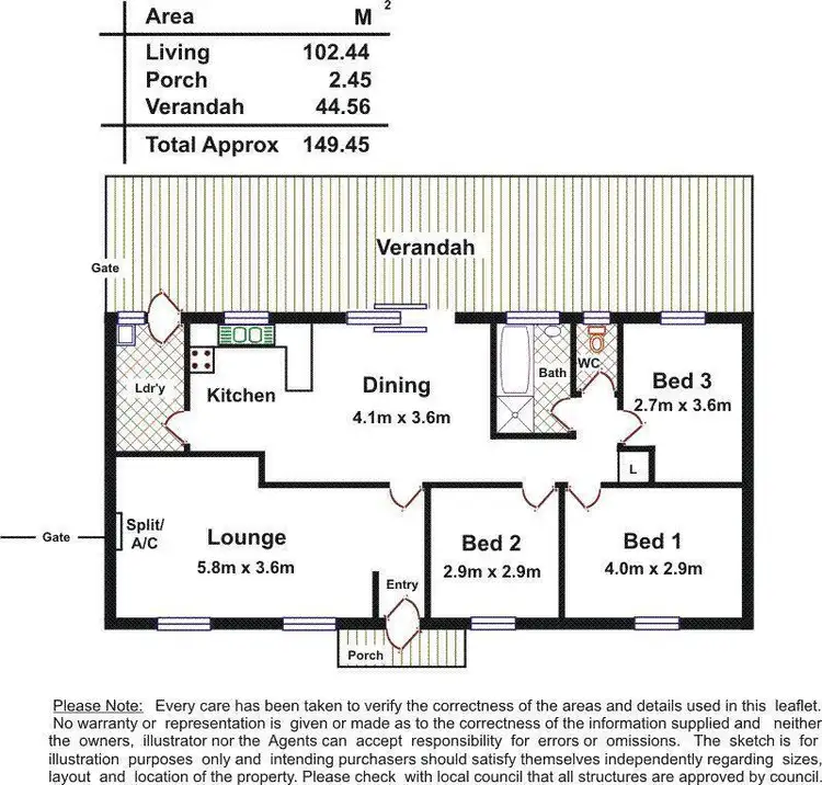 Floorplan of Homely house listing, 50 Haseldene Drive, Christie Downs SA 5164