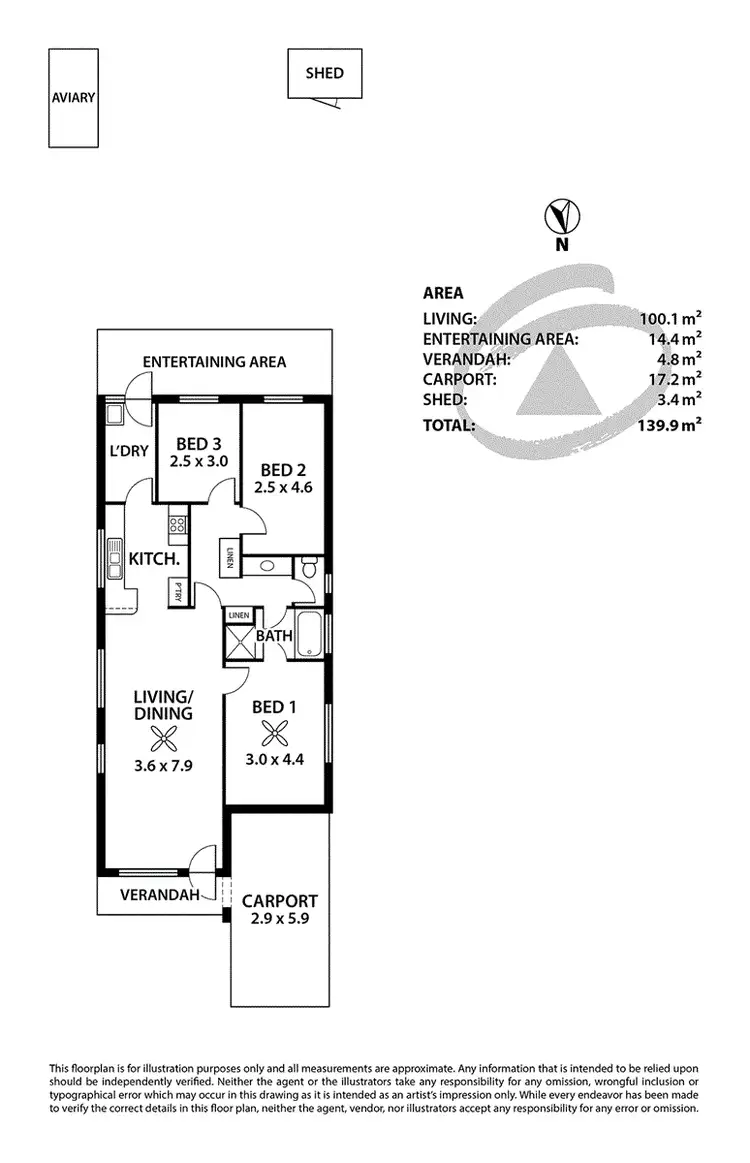 Floorplan of Homely house listing, 1/85 Hurling Drive, Mount Barker SA 5251
