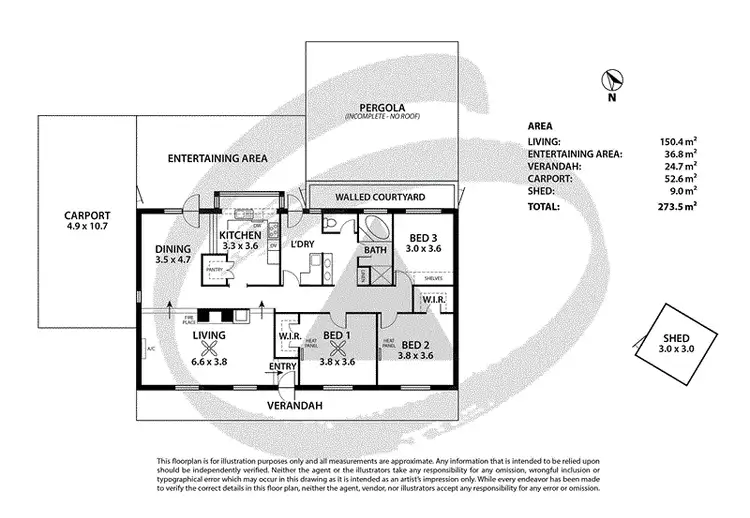 Floorplan of Homely house listing, 22 William Street, Woodside SA 5244