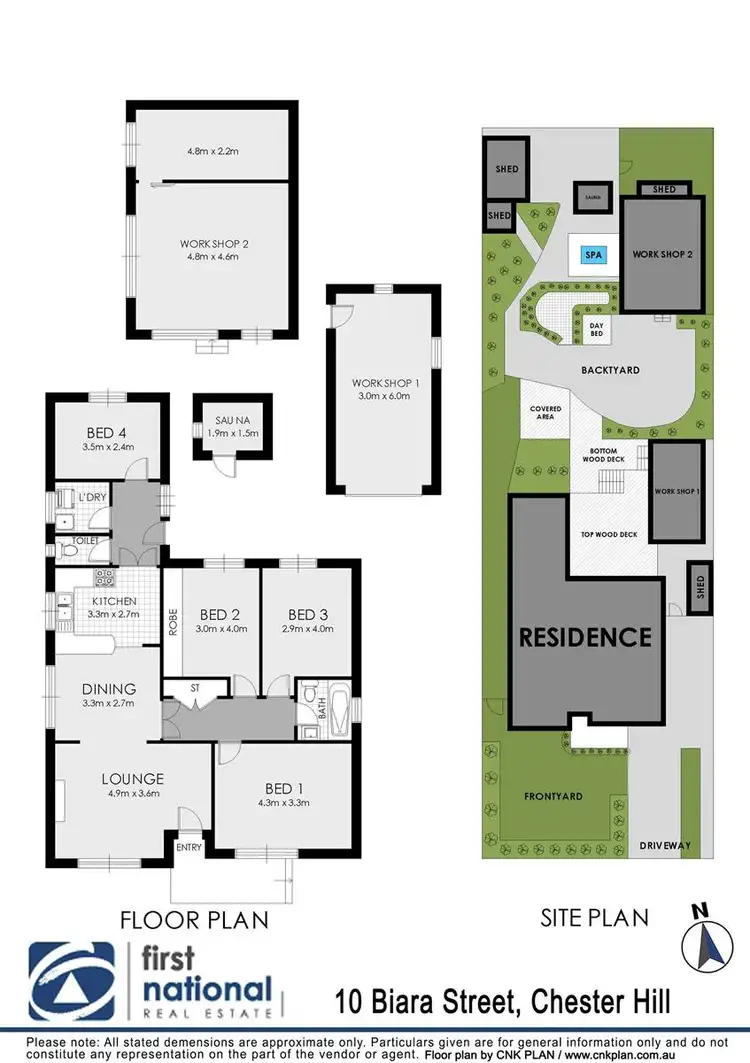 Floorplan of Homely house listing, 10 Biara Street, Chester Hill NSW 2162