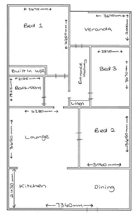 Floorplan of Homely house listing, 44 Margaret Street, Tenterfield NSW 2372