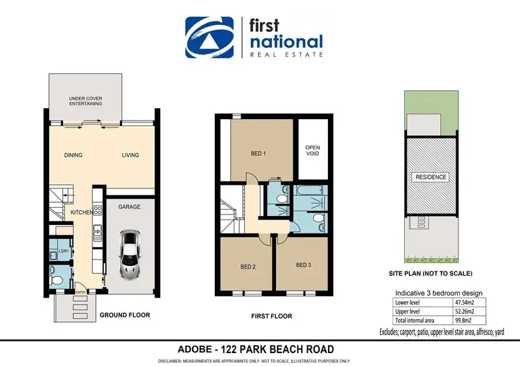 Floorplan of Homely townhouse listing, 6/122 Park Beach Road, Coffs Harbour NSW 2450
