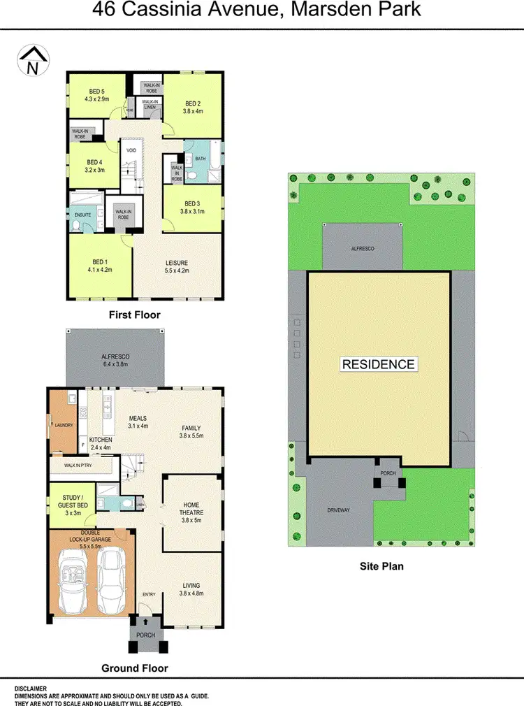 Floorplan of Homely house listing, 46 Cassinia Avenue, Marsden Park NSW 2765
