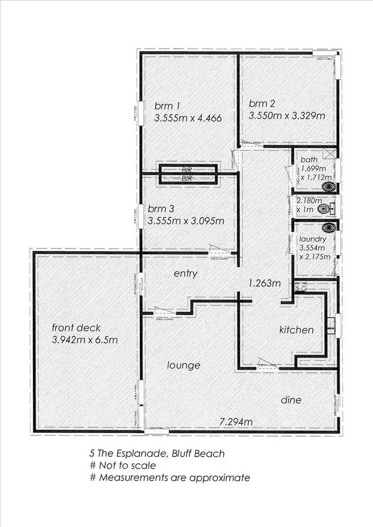 Floorplan of Homely house listing, 5 The Esplanade, Bluff Beach SA 5575
