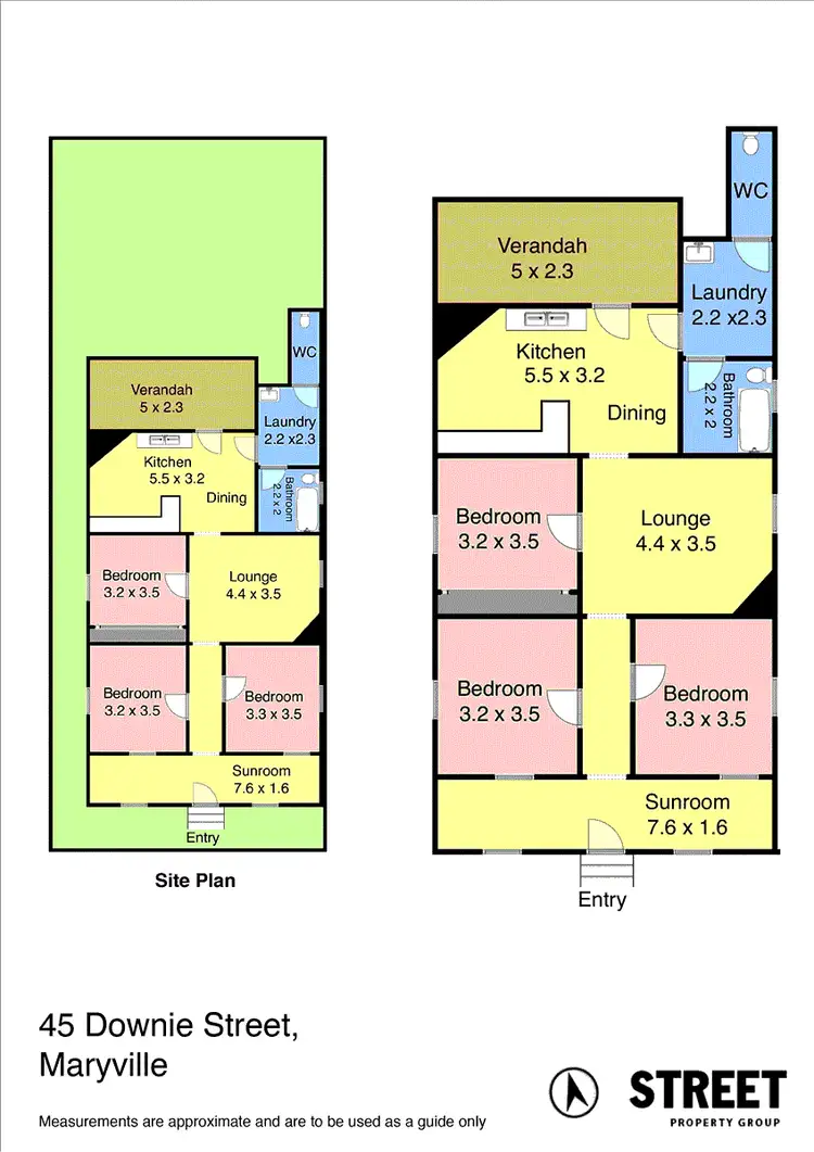 Floorplan of Homely house listing, 45 Downie Street, Maryville NSW 2293
