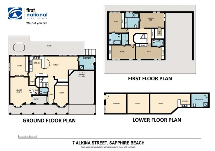 Floorplan of Homely house listing, 7 Alkina Street, Sapphire Beach NSW 2450