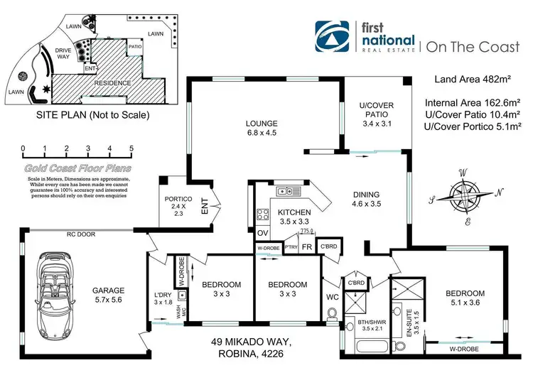 Floorplan of Homely house listing, 49 Mikado Way, Robina QLD 4226