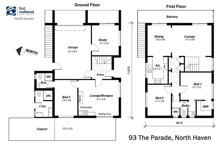 Floorplan of Homely house listing, 93 The Parade, North Haven NSW 2443