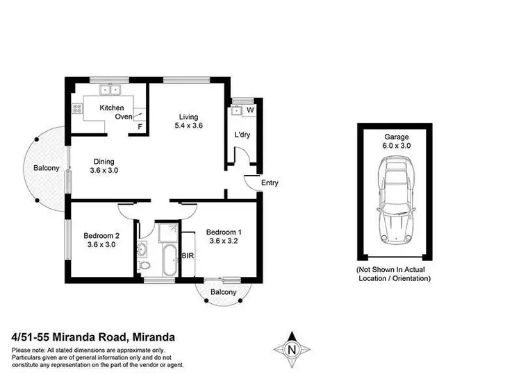 Floorplan of Homely apartment listing, 4/51-55 Miranda Road, Miranda NSW 2228