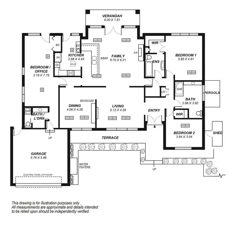 Floorplan of Homely house listing, 4 Meadowbank Rise, Urrbrae SA 5064