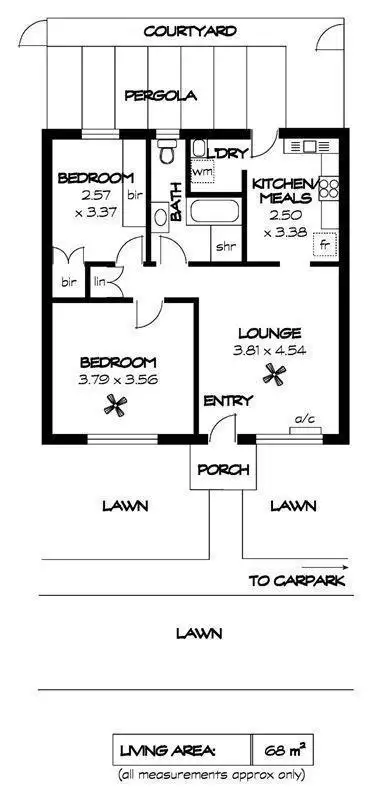 Floorplan of Homely unit listing, 5/7 Edward Street, Daw Park SA 5041