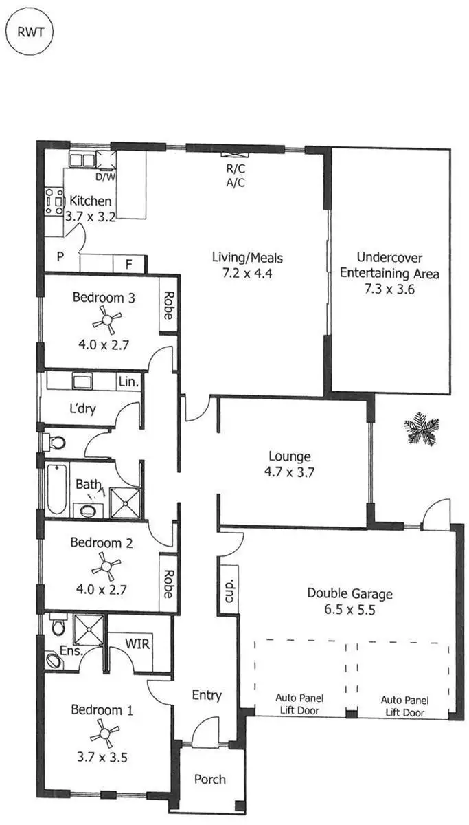 Floorplan of Homely house listing, 8 Oregan Crescent, St Agnes SA 5097