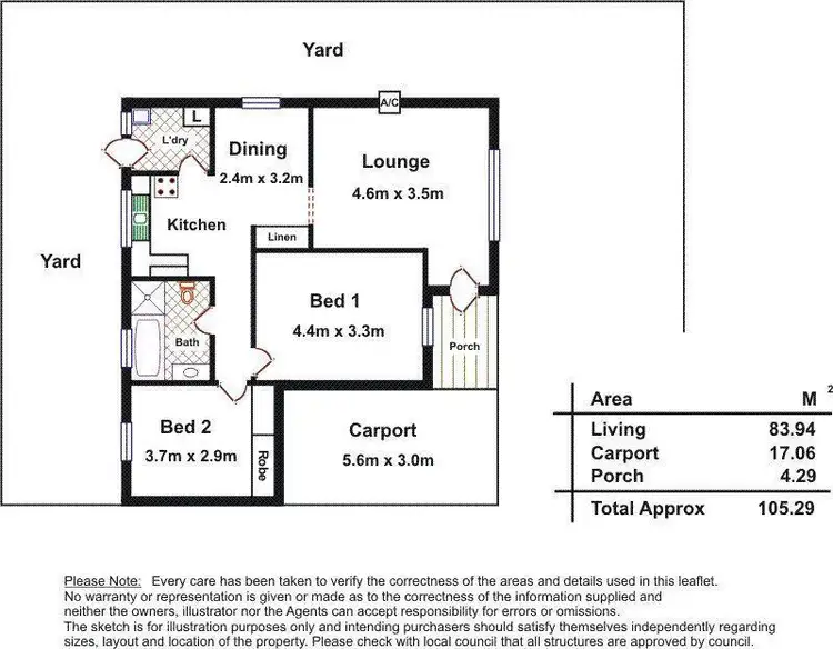 Floorplan of Homely unit listing, 4/6 Torrens Street, Mitcham SA 5062