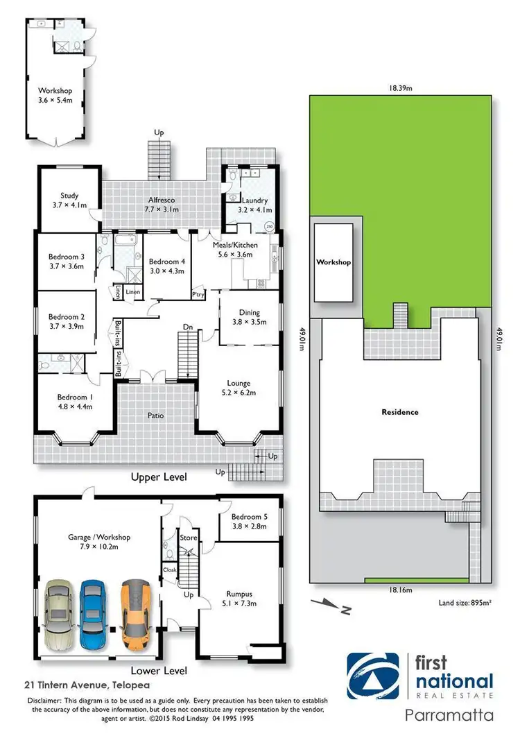 Floorplan of Homely house listing, 21 Tintern Avenue, Telopea NSW 2117