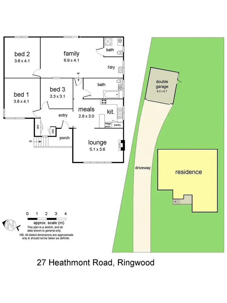 Floorplan of Homely house listing, 27 Heathmont Road, Ringwood VIC 3134