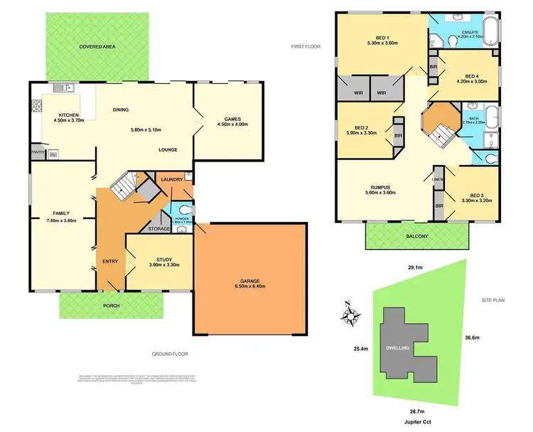 Floorplan of Homely house listing, 26 Jupiter Circuit, Cameron Park NSW 2285