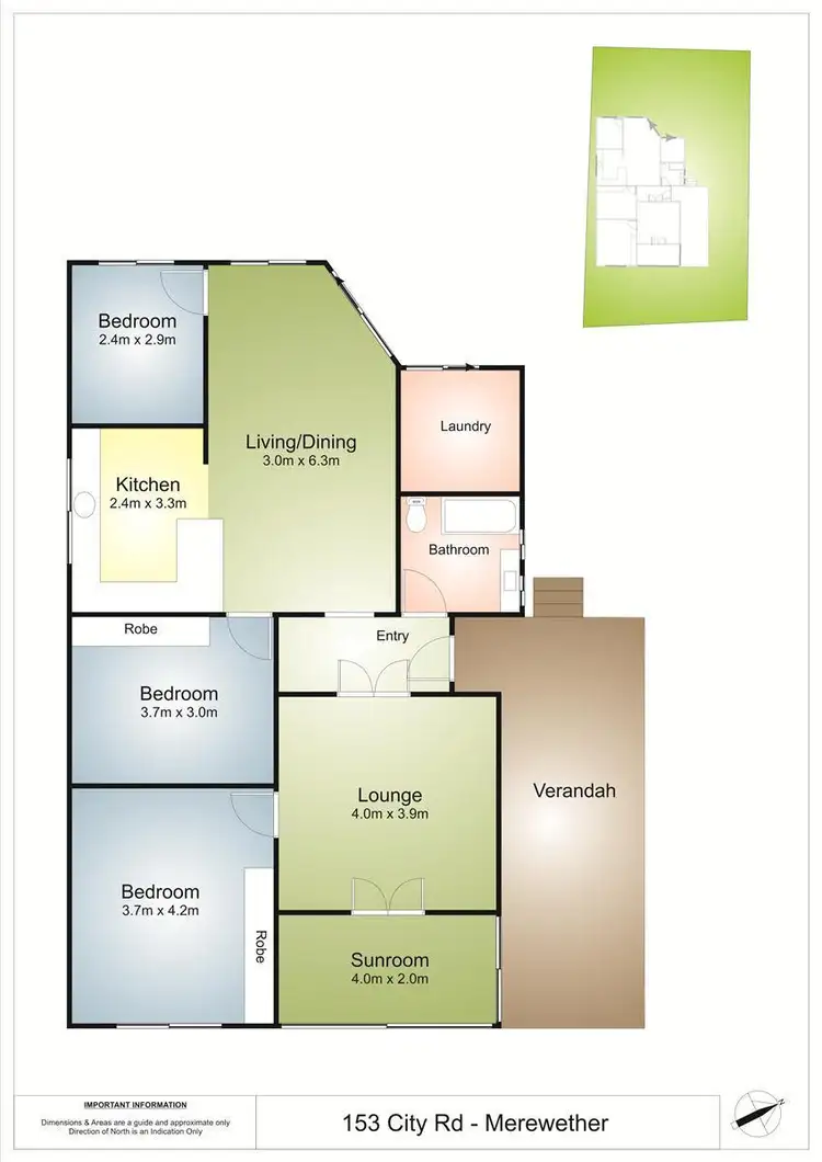 Floorplan of Homely house listing, 153 City Road, Merewether NSW 2291