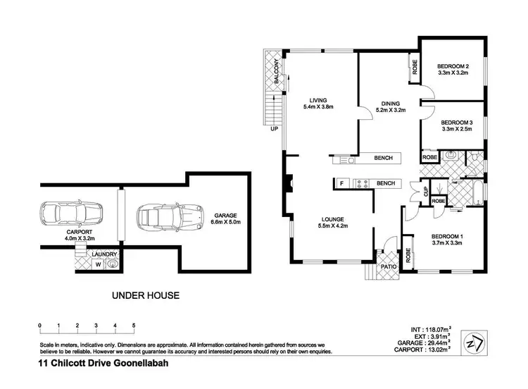 Floorplan of Homely house listing, 11 Chilcott Drive, Goonellabah NSW 2480