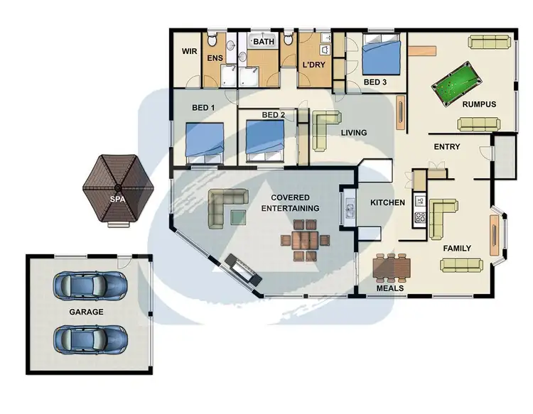Floorplan of Homely house listing, 27 Cresthill Avenue, Regents Park QLD 4118