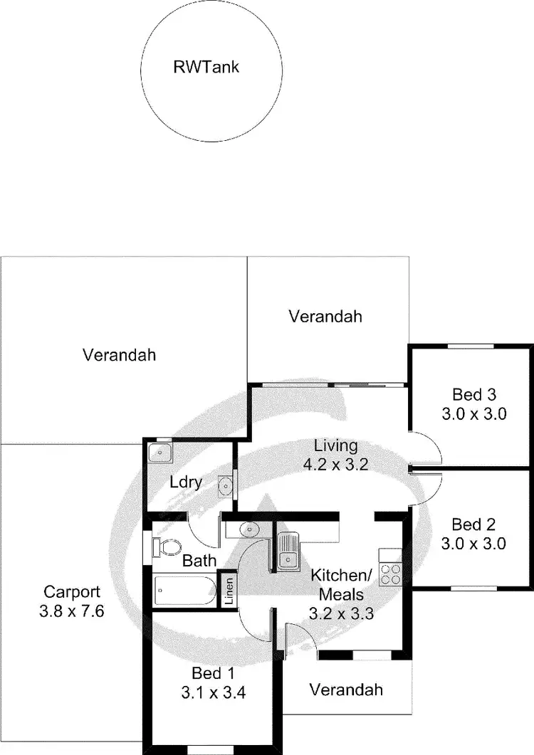 Floorplan of Homely house listing, 49 Watson Street, Milang SA 5256
