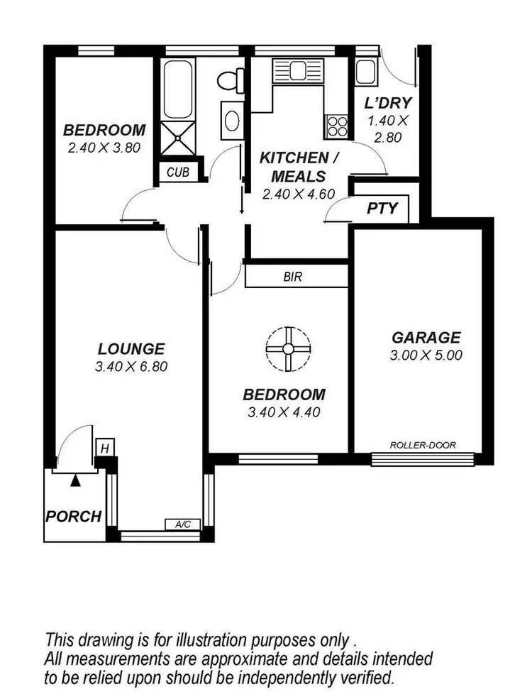 Floorplan of Homely unit listing, 3/6 West Terrace, Kensington Gardens SA 5068