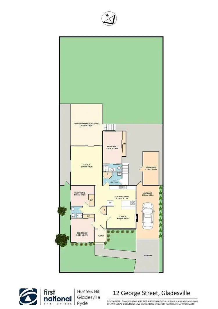 Floorplan of Homely house listing, 12 George Street, Gladesville NSW 2111