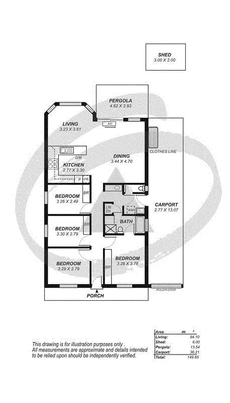 Floorplan of Homely house listing, 19 Bassett Street, Nairne SA 5252