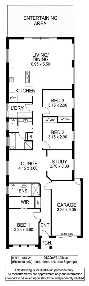 Floorplan of Homely house listing, 22 Crozier Terrace, Oaklands Park SA 5046