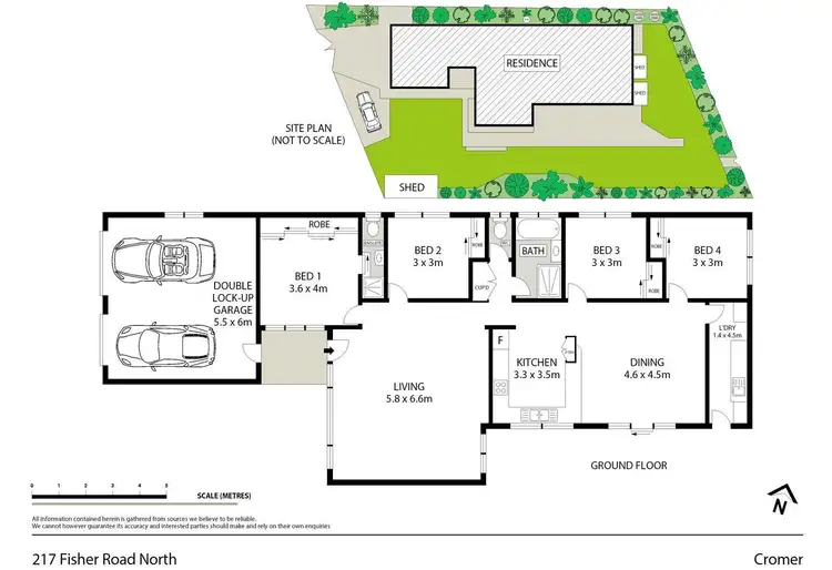 Floorplan of Homely house listing, 217 Fisher Road North, Cromer NSW 2099