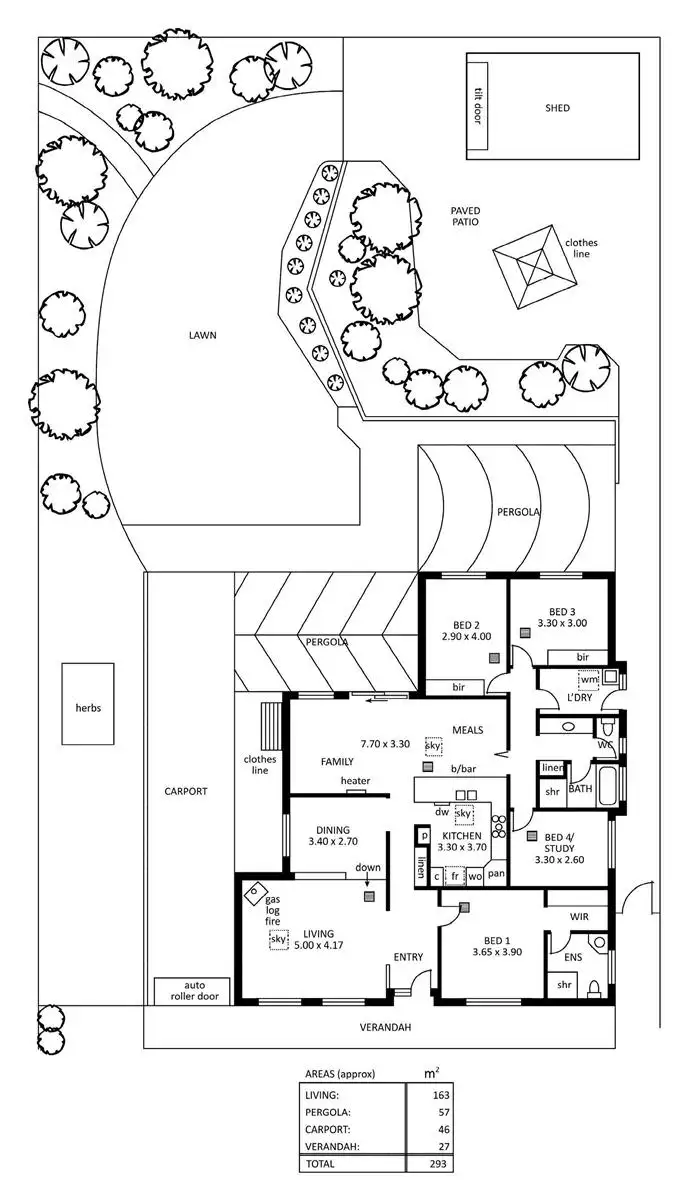 Floorplan of Homely house listing, 23 Horseshoe Drive, Woodcroft SA 5162