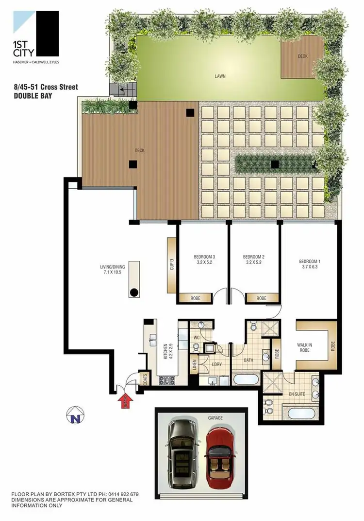 Floorplan of Homely apartment listing, 8/45-51 Cross Street, Double Bay NSW 2028