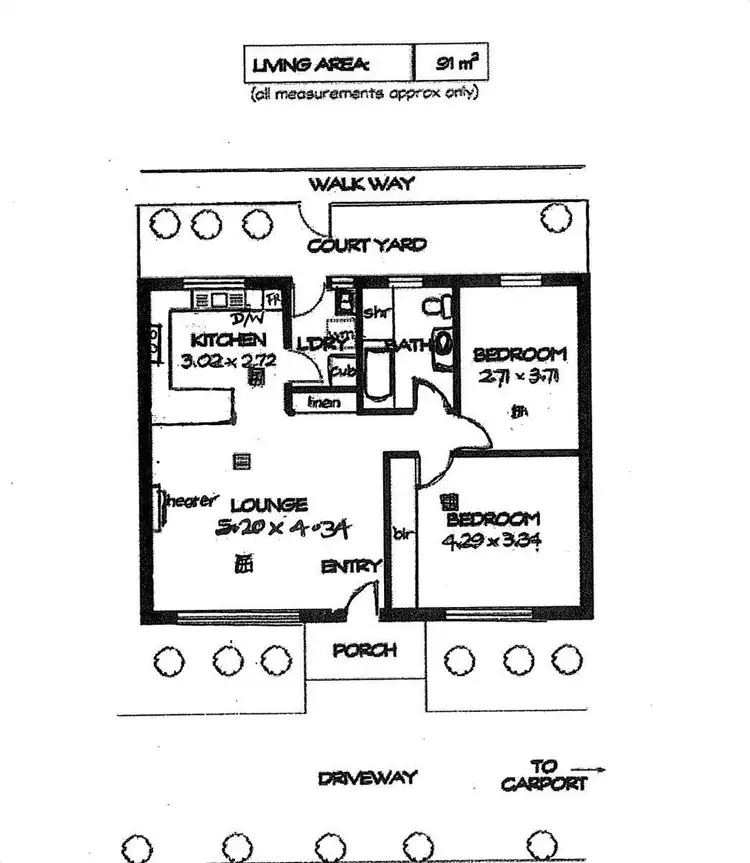 Floorplan of Homely unit listing, 3/458 Glynburn Road, Burnside SA 5066