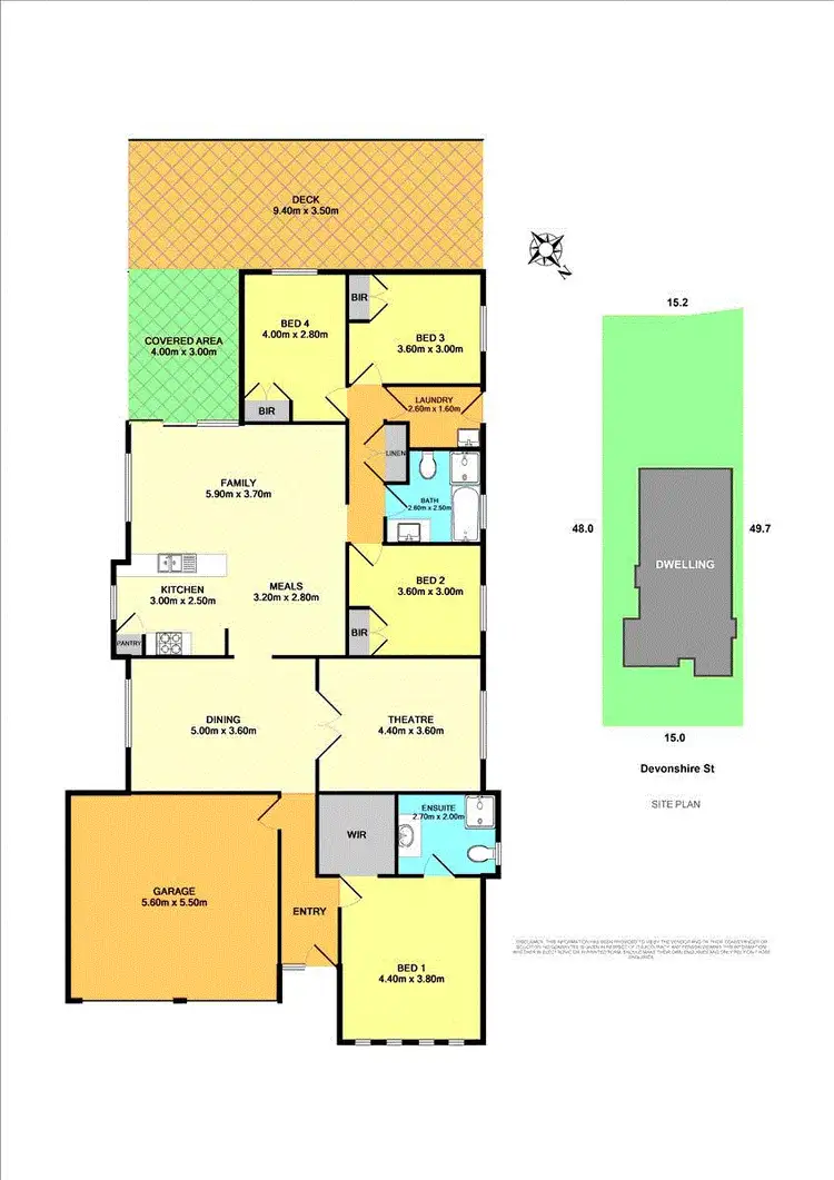 Floorplan of Homely house listing, 5 Devonshire Street, Cameron Park NSW 2285