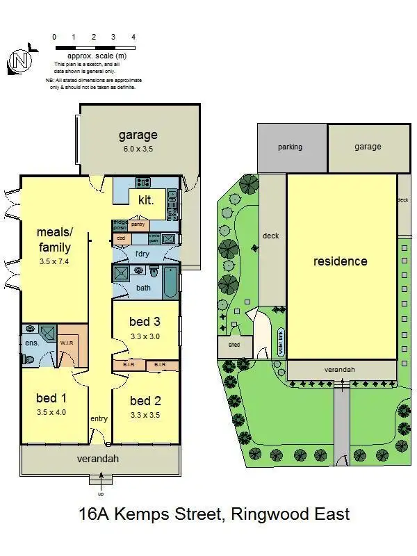 Floorplan of Homely house listing, 16a Kemps Street, Ringwood East VIC 3135