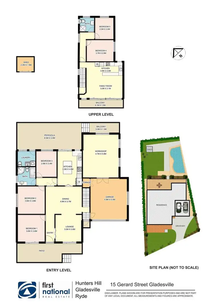 Floorplan of Homely house listing, 15 Gerard Street, Gladesville NSW 2111
