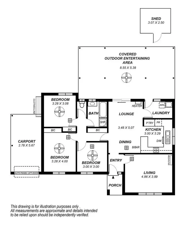 Floorplan of Homely house listing, 25 Copas Drive, Klemzig SA 5087