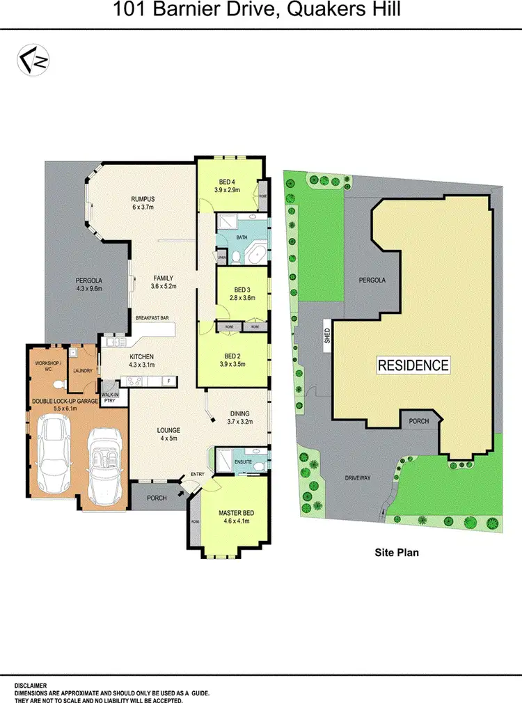 Floorplan of Homely house listing, 101 Barnier Drive, Quakers Hill NSW 2763