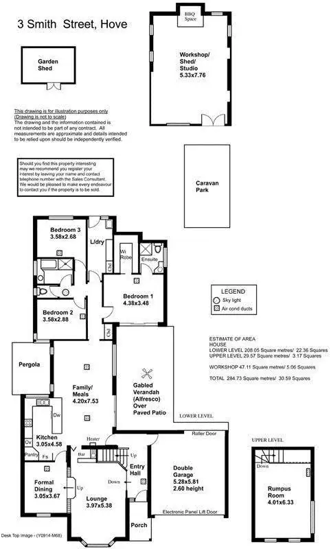 Floorplan of Homely house listing, 3 Smith Avenue, Hove SA 5048
