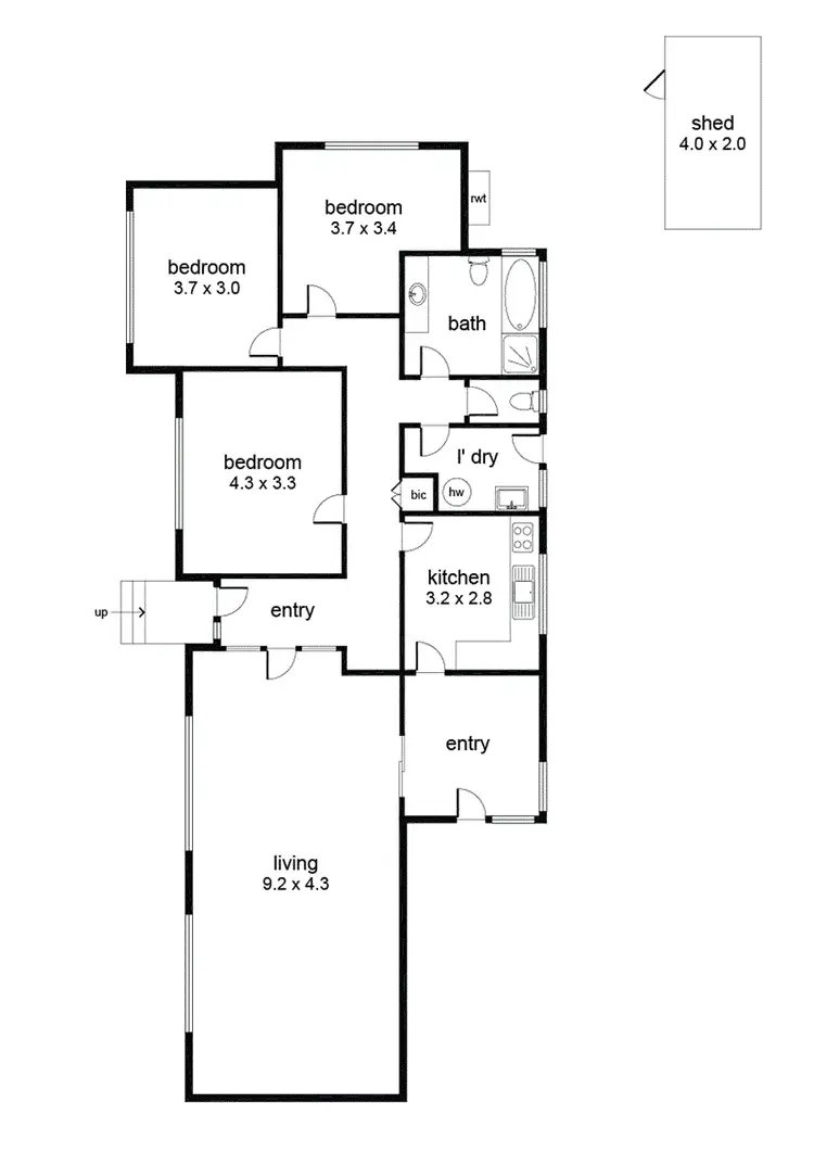 Floorplan of Homely house listing, 1 Park Avenue, Rosslyn Park SA 5072