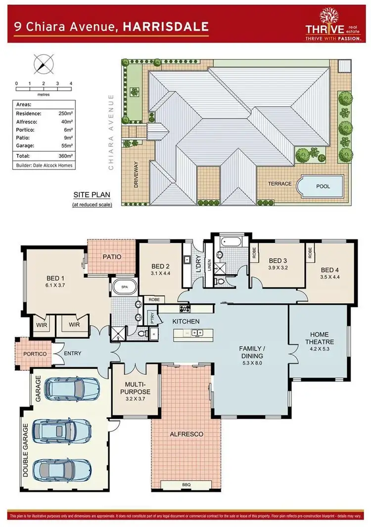 Floorplan of Homely house listing, 9 Chiara Avenue, Harrisdale WA 6112