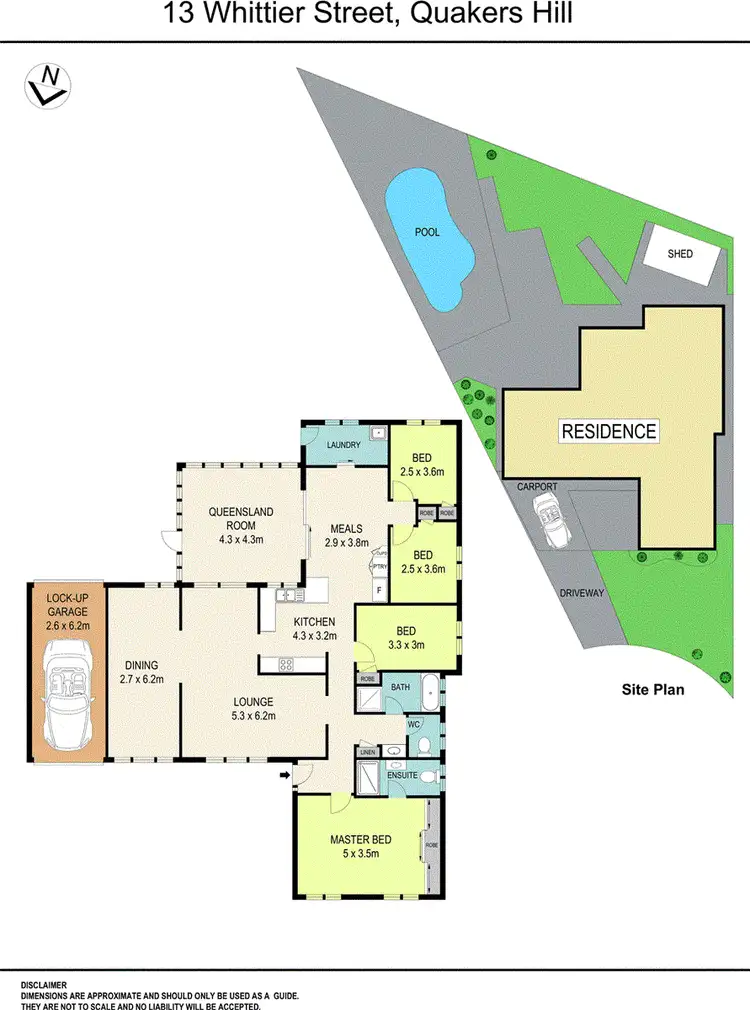 Floorplan of Homely house listing, 13 Whittier Street, Quakers Hill NSW 2763