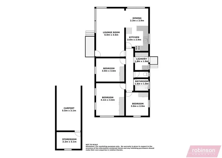 Floorplan of Homely house listing, 12 Cromarty Crescent, Anna Bay NSW 2316