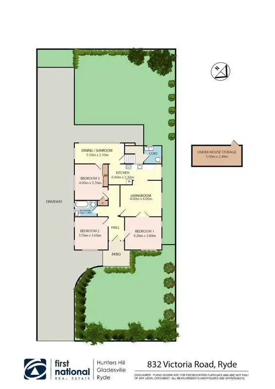 Floorplan of Homely house listing, 832 Victoria Road, Ryde NSW 2112