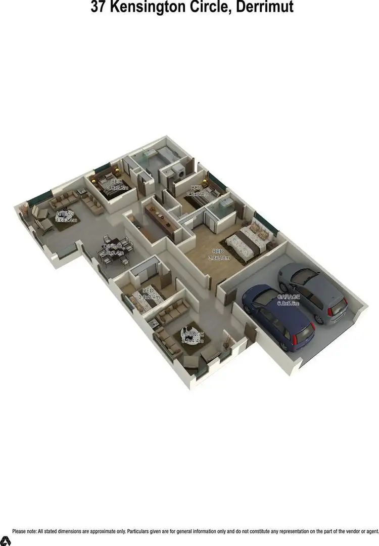 Floorplan of Homely house listing, 37 Kensington Circle, Derrimut VIC 3030