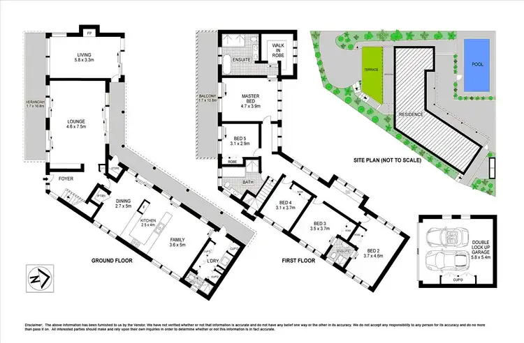 Floorplan of Homely house listing, 1 Kanangra Crescent, Clontarf NSW 2093