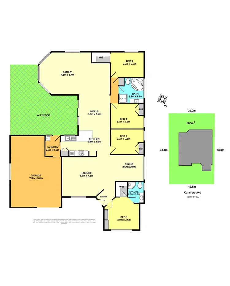 Floorplan of Homely house listing, 15 Calancra Avenue, Cameron Park NSW 2285