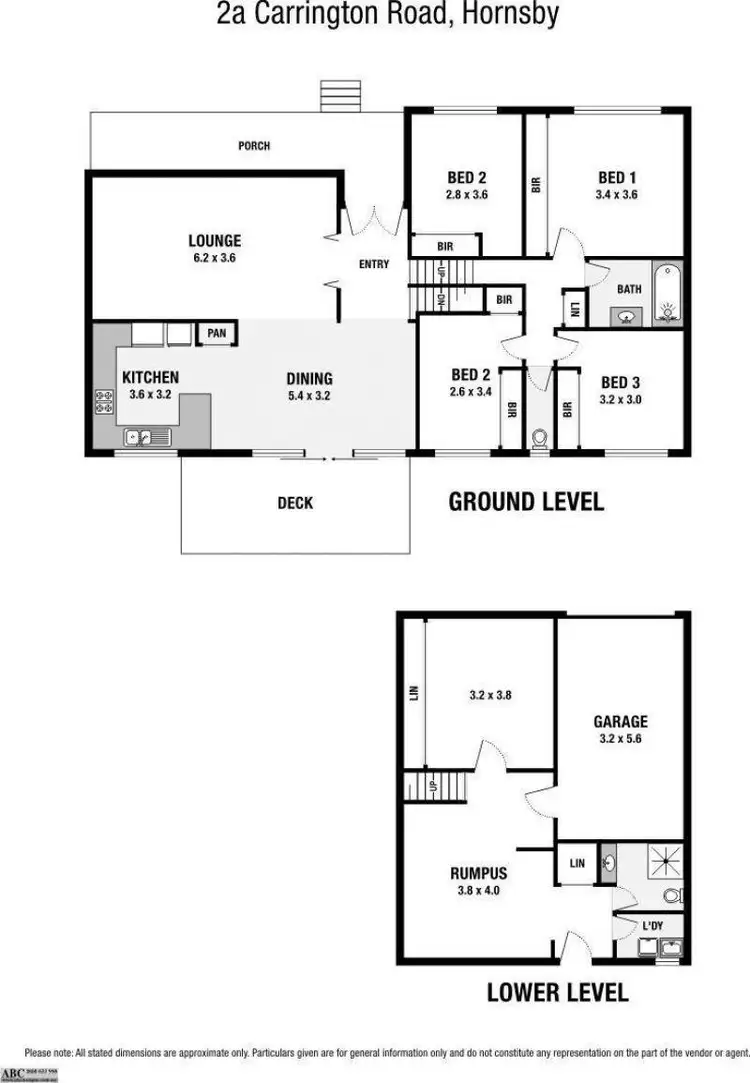 Floorplan of Homely house listing, 2A Carrington Road, Hornsby NSW 2077