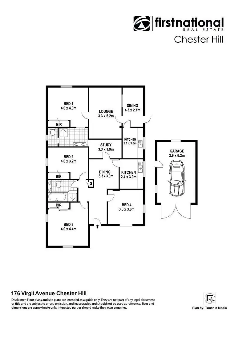 Floorplan of Homely house listing, 176 Virgil Avenue, Chester Hill NSW 2162