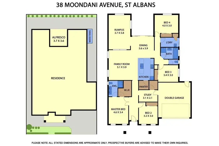 Floorplan of Homely house listing, 38 Moondani Avenue, St Albans VIC 3021