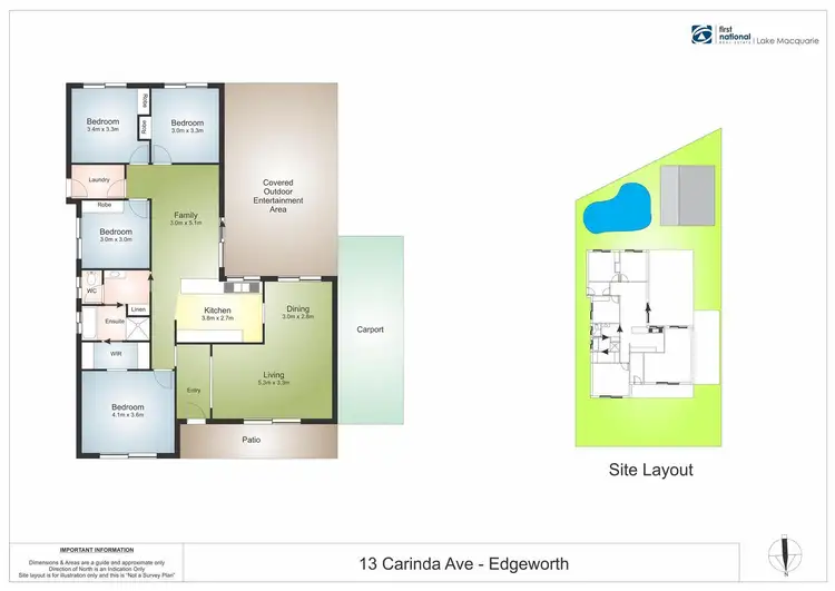 Floorplan of Homely house listing, 13 Carinda Avenue, Edgeworth NSW 2285
